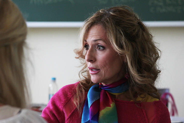 Elena Robles von der Universidad de Sevilla unterrichtete den Spanisch-Intensivkurs.