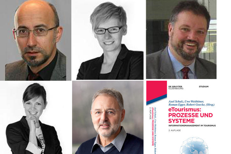 Die Co-Autoren der Jade Hochschule: (v.l.) oben: Prof. Dr. Thomas Brinkhoff, Dipl.-Kffr. (FH) Carolin Raab, Prof. Dr. Stephan Kull; unten: Mareke Tetz (BA), Prof. Dr. Uwe Weithöner.