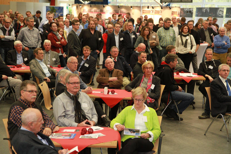 Bei der Eröffnungsveranstaltung herrschte bereits gute Laune.<span>Foto: Piet Meyer</span>