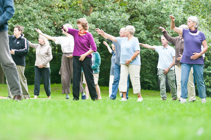 Bewegung im Alter ist wichtig für die allgemine Gesundheit.