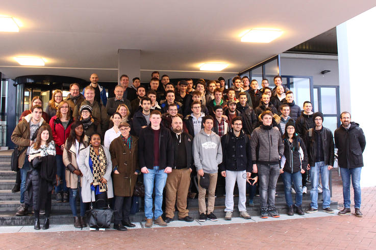 Deutsch-französische Freundschaft: Die Studierenden und die Dozenten freuen sich auf den Start des Projektes in Wilhelmshaven.