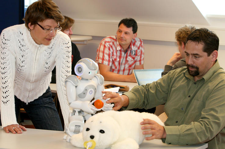 Servicerobotik ist ein Schwerpunkt der Abteilung Technik und Gesundheit für Menschen.<span>Foto: Jade HS/ Piet Meyer</span>