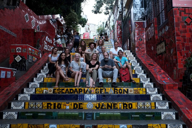 Gruppenfoto in Rio de Janeiro. Foto: privat