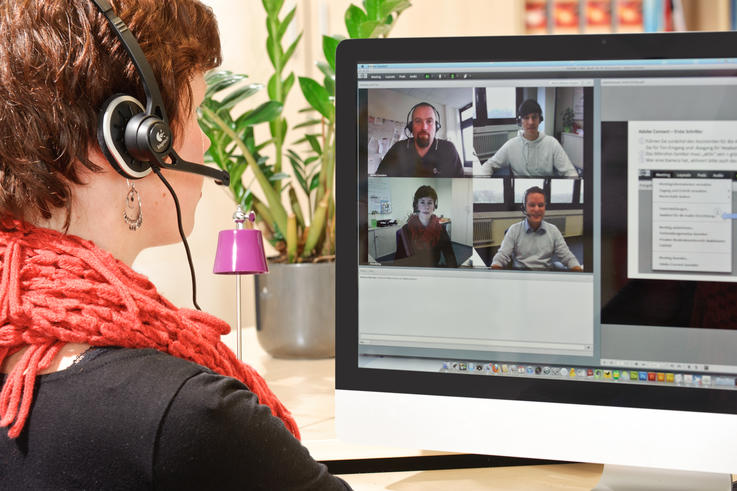 In einer virtuellen Sprechstunde können Studieninteressierte sich über die unterschiedlichen Studienprogramme informieren.