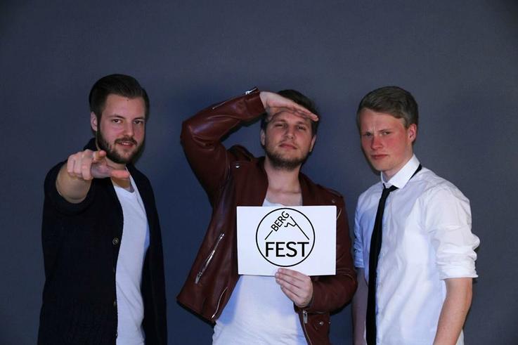 Jens Strube, Lukas Göck und Jan-Philipp Kaul, die Moderatoren der Radiosendung „Bergfest“.