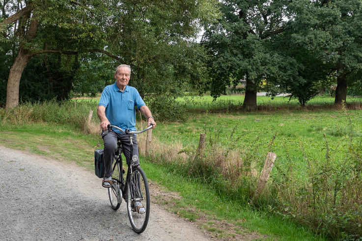Viele der befragten älteren Menschen halten sich im Alltag durch Bewegung fit – insbesondere durchs Radfahren. <span>Fotos: Sonja Dilz/ Jade HS</span>