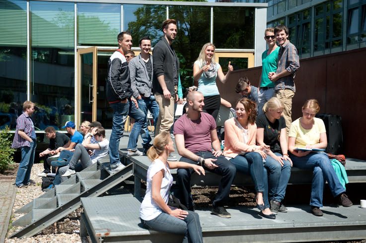 Campusleben: Als "Gast für einen Tag" können Studieninteressierte jetzt den Studienalltag erleben. <span>Foto: Jade HS</span>