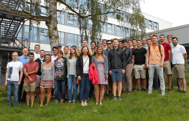 20 amerikanische Studierende wurden am Studienort in Wilhelmshaven begrüßt. <span>Foto: Manuela Sies/Jade HS</span>