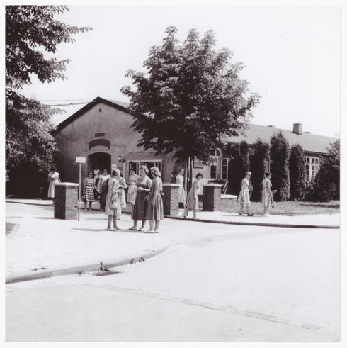 Gebäudeansicht des Hochschuldorfes im Jahr 1953 <span>Quelle: Stadtarchiv Wilhelmshaven </span>